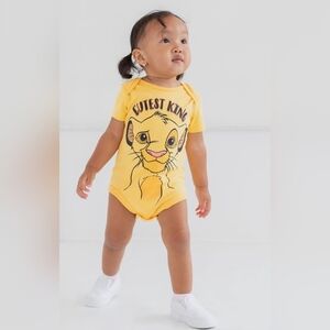 Disney Yellow Simba Bodysuit